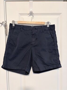 Gap Navy Casual Girlfriend Chino Shorts